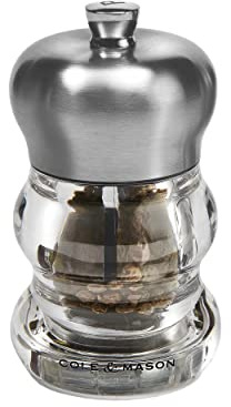 Cole & Mason a Moulin à Poivre Ascot, Acier Inoxydable, INOX, 5,5 x 5,5 x 100 cm H307091P