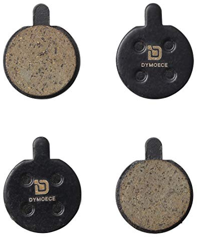 Dymoece 2 Pairs Resin Organic Bicycle Disc Brake Pads for Zoom DB280 DB550 DB450 DB350