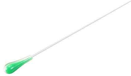 uxcell Music Conductor Baton 39cm/15.35inch Length Green Resin Handle Music Conducting Baton