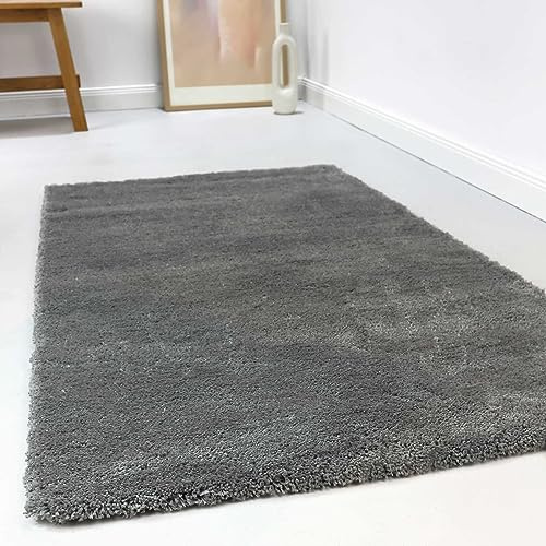 Wecon Home relaxx Hochflorteppich, 160 x 230 cm, grau Taupe