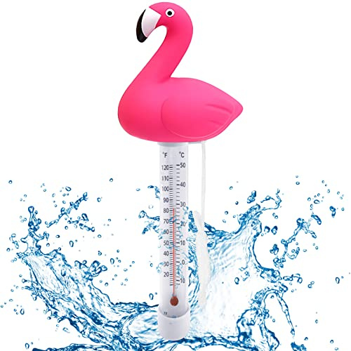 Lets Joy Schwimmendes Pool Thermometer mit String Bruchfest für Schwimmbad, Aquarien, Pools, Spas - Temperatur Messgerät