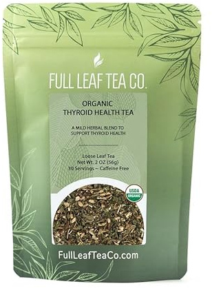 Organic Thyroid Health Tea - 2 oz Bag (approx. 30 servings) | Full Leaf Tea Company