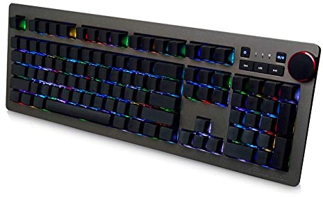 NEWNAN Keyboards Mechanical Keyboard Green Axis Black Axis Tea Axis RGB Cable Computer Gaming Keyboard Esports Player Mechanical Keyboard(Black Cherry Shaft White Light)