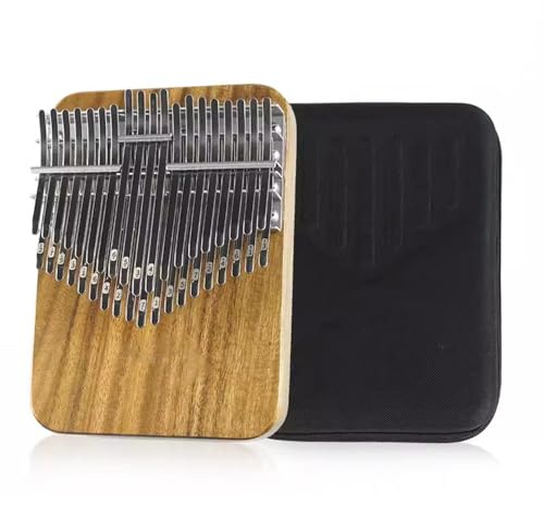BailingDS Daumenklavier 38 Töne Kalimba chromatisch Ganzton Kalimba Finger Piano Professionelles Daumenklavier Anfänger Kalimba Instrument Geschenk für Freunde (B-Tone)