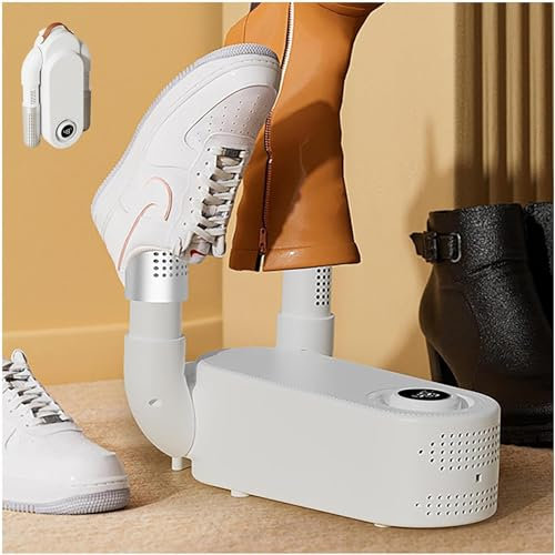 Sèche-Chaussures,Seche-Bottes, Sèche-chaussures pliable, sèche-bottes avec ventilateur thermique, conception pliable portable et minuterie, sèche-chaussures pliable for bottes de ski, gants, casque
