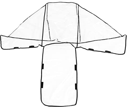 Vaguelly Doppelkinderwagen Regenabdeckung Universeller Wind Und Regenschutz Für Zwillingskinderwagen Transparente Langlebige Abdeckung Für Optimalen Wetterschutz Und Sichtbarkeit