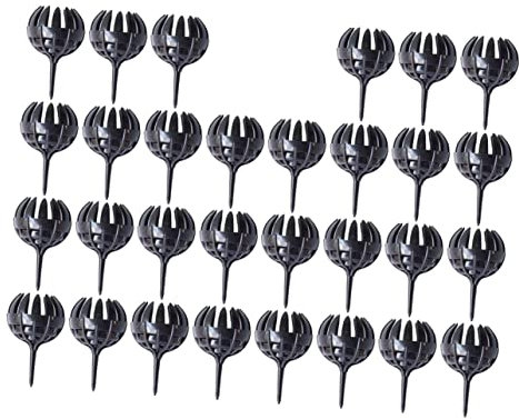 Toyvian Contenitori Per Fertilizzanti Bonsai in Plastica Neri, Set Da 30 Pezzi, Pratici Scatole Per Vasetti Da Fiori Punta Per Inserimento Facile, Per Giardinaggio e Manutenzione Bonsai Quotidiana