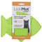 LickiMat Casper, Fish-Shaped Cat Slow Feeders for Feline Boredom and Anxiety Reduction; Perfect for Food, Treats and Anxiety Reduction, Green