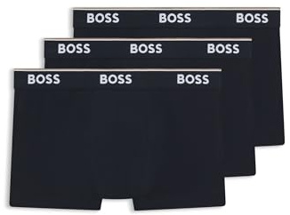 BOSS Herren Power Boxer Trunks Unterhosen Cotton Stretch 3er Pack