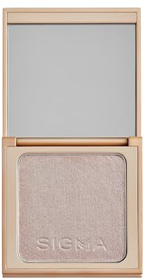 Sigma Beauty Highlighter Makeup - Poudre illuminante pour le visage - Illuminante - Illuminateur pour le visage, illuminateur délicat pour les joues, les arcs de cupidon et les os des sourcils (Sizzle