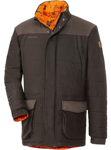 Parforce Winter-Wendejacke Sphere Signalorange/Braun, XL