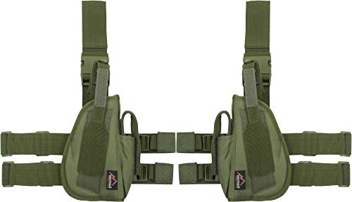 Tiefziehholster Set Rechts + Links Beinholster