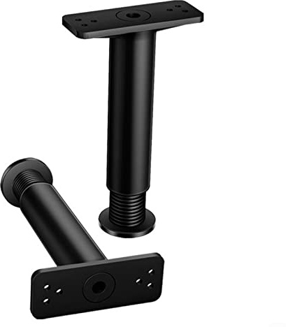 HOHOVYVY Bed Frame Support Leg-Adjustable Telescopic Furniture Heightening Bracket Bed Beam Support Fixer，Bed Beams Support Foot for Furniture Desk Sofa,18-34cm