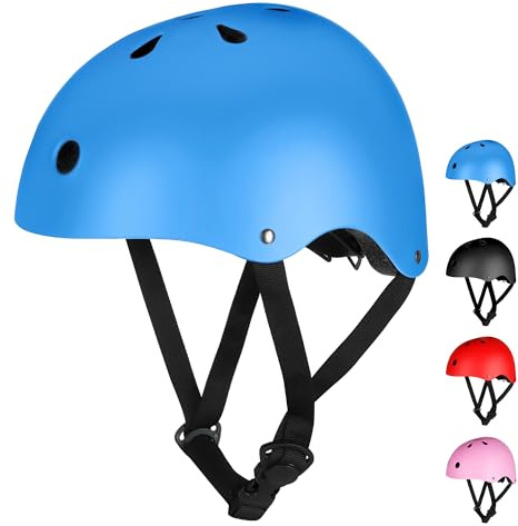 tadpole Kids Helmet, Kids Bike Helmet Age 3-13, Adjustable Helmet 50-58cm | Cycle Helmet for Boys Girls, Safety Children Helmet,Multi-Sport Helmet for Bicycle Scooter Skating Cycling