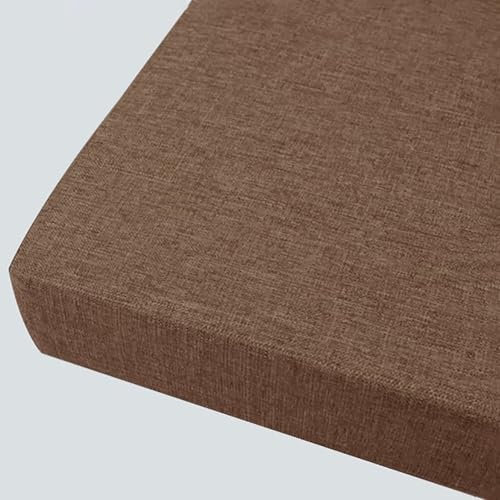 5cm Dickes Sitzkissen, Bankauflage Bankkissen, Bequeme Waschbare Sitzauflage Sitzkissen Bank, Gartenbank Auflage Outdoor, Sitzkissen Groß für Stuhl Boden Bürostuhl Schule(180x55cm, Warmes Kaffee)