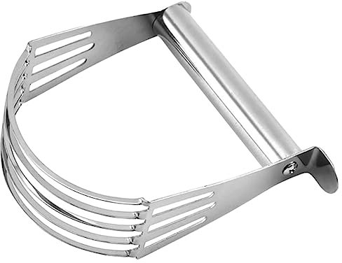 KOMBIUDA Manual Churner and Dough Reusable Pastry Press Tool for Baking Equipment Stainless Steel Dough Blender for Kitchen Baking Supplies for and Pastry