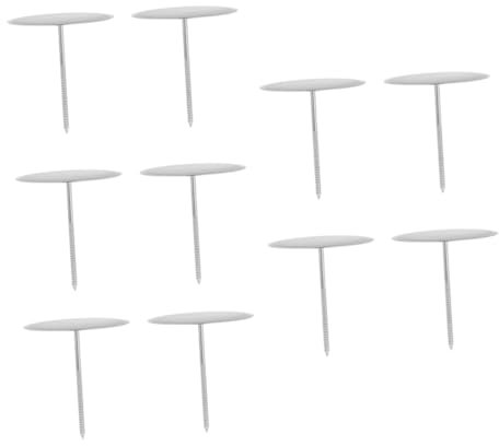 ABOOFAN 10 Piezas Alfiler Decorativo para Tartas Herramienta De Repostería Plateadas De Flor Útil para Montaje De Tartas DIY Casa