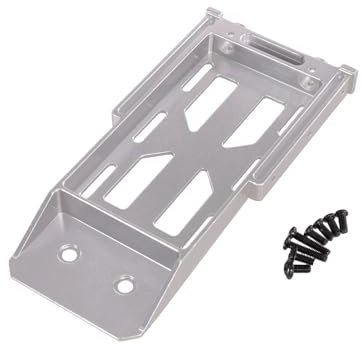JVRWSC RC Spielzeugautoteile Für Mangniu 1/12 Für MN128 MN86 MN86S G500 RC Auto Modifikation Upgrade Teile Metall Upgrade Batterie Fach Batterie Halter(Silver)