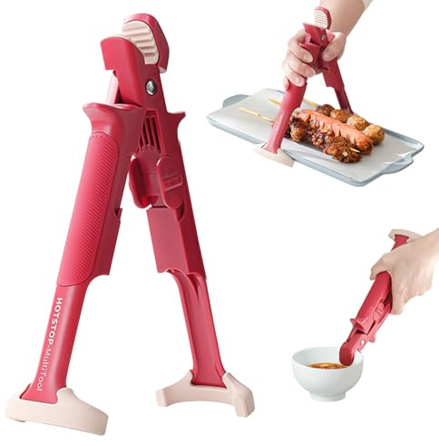 Multi-Purpose Anti-Scald Bowl Holder Clip, Hot Bowl Gripper Tong, Heat Resistant Non-Slip Grip, Microwave Oven Steamer Use.