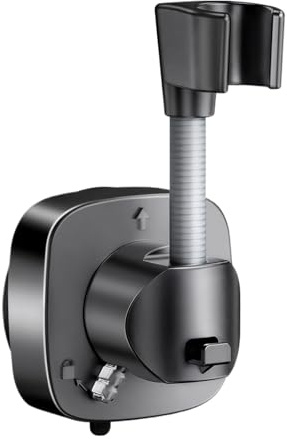 Duschkopfhalterung ohne Bohren, 360° drehbar, Saugnapf Handbrausehalter | Extra starker Saugnapf mit 10 kg Halt, 360° verstellbar und einfach ohne Bohren montiert – ideal für jedes Badezimmer.