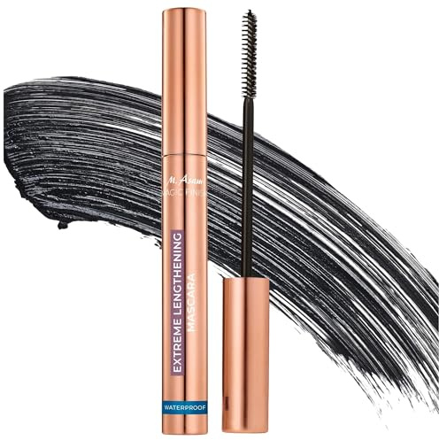 M. Asam Magic Finish Extreme Lengthening Mascara Waterproof Deep (7ml) | Wimperntusche mit Wimpernbürste für Lange Wimpern, Mascara Wasserfest Schwarz für Ausdrucksstarkes Make Up