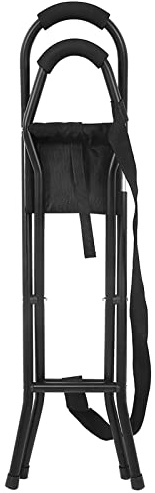 Bastón con asiento, silla plegable portátil para adultos, taburete de doble uso y bastón
