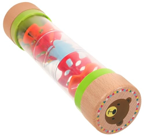 SUPVOX Sablier en Bois Et Plastique Arc-en-Ciel pour Bébé, Jouet Éducatif Interactif Petite Taille, Développement Intelligence, Éveil Sensoriel, Jeu Précoce,