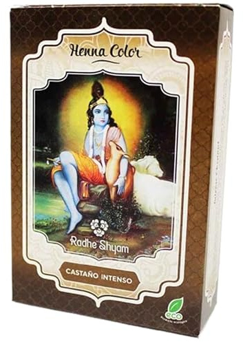 Henna Color Castaño Intenso en Polvo para Cabello 100g | Eco, Vegan, Tinte Natural
