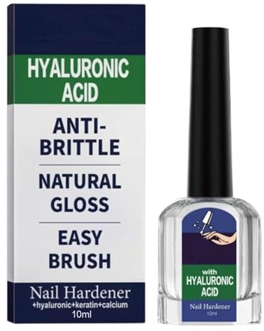 Soin Des Ongles À L'acide Hyaluronique Avec Vitamine E Et Huile De Jojoba, 11ML Soin Et Vernis À Ongles, Traitement Hydratant Intense Pour Des Nails Hydratés Et Forts, Réduit Les Nails Cassants