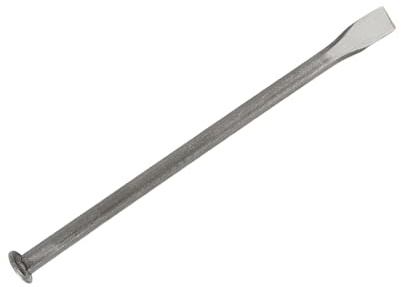 Ciseaux de maçonnerie robustes avec poignée ergonomique pour sculpture sur pierre et sculpture - Pointe pointue de 6 mm et pointe plate de 12 mm en acier à haute teneur en carbone