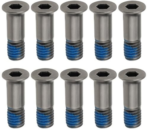 Briny River 10 Pcs Viti Per Puleggia Del Deragliatore Della Bicicletta M5×15.8 Viti Per Ruota Guida