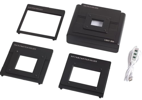 Scanner Per Pellicole Mobile Con Luce Led, Visualizzatore Per Pellicole E Diapositive 135 120 4x5, Copiatore Di Negativi In Jpeg Digitale, Alimentato Tramite Usb, Retroilluminazione Regolabile