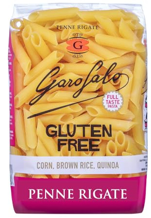 Garofalo Gluten Free Penne Italian Dried Pasta, 400g - Suitable for Coeliac and Vegan diets (Pack of 1)