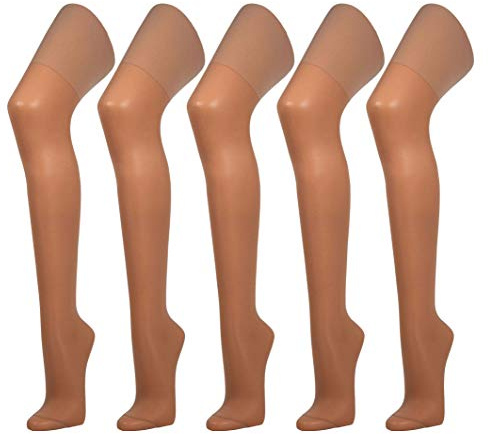 Disée Stützstrumpfhose Damen 40 DEN im 5er Pack – komfortabel, formend, transparent - angenehmer Halt im Alltag