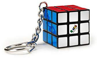 Rubik's IDEAL 3x3 Keyring: Twist, Turn, Learn, Brainteaser Puzzles, Ages 8+