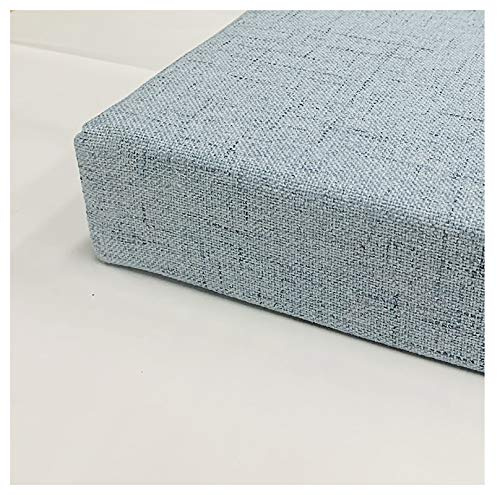Bankauflage Auflage 2-Sitzer Bankauflage Sitzkissen Bank Sitzkissen Bankauflage, Polsterauflage Gartenbankauflage Bankauflage Bankkissen Sitzkissen und Rückenkissen -Graublau 100x30x10cm(39x12x4in)