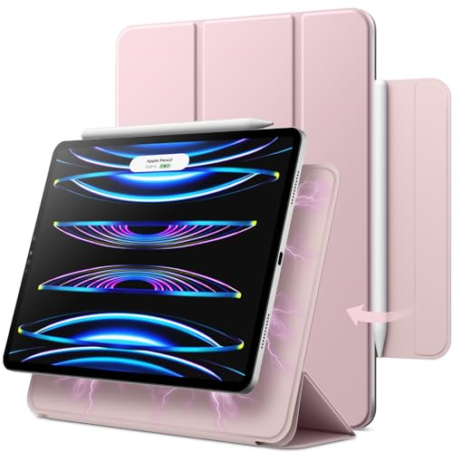 JETech Magnetische Hülle für iPad Pro 11 & iPad Air 5/4 10,9, Rosa
