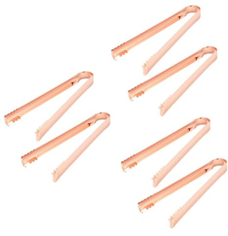 IMIKEYA 6pcs Food Tongs Tongs for Serving Ice Bread Clip Stainless Steel for Cooking and Daily Use