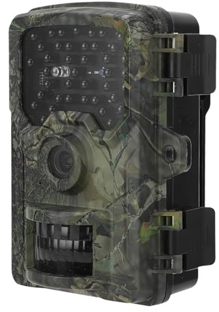 Goshyda Wildkamera, 4K 16MP WiFi Wildkamera mit Nachtsicht, 0,3 S Triggerbewegung Aktiviert, 120° PIR-Winkel, IP66 wasserdichte Jagdkamera Zur Wildtierüberwachung