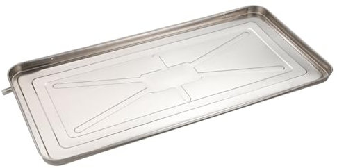 DJJYCTNM Air Conditioner Drip Pan, Outdoor Stainless Steel Universal AC Drip Cushion Water Collecting Drainage Pan, AC Drain Pan, For Window AC And Mini Split Units ( Color : 85*39cm/33.5*15.4in , Siz