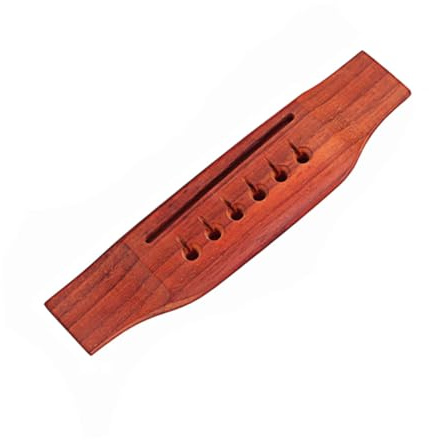 ifundom Redwood Acoustic Guitar Bridge Saddle Gq297 with Vintage Look for Easy Mounting and Improved Sound Quality DIY Replacement Part