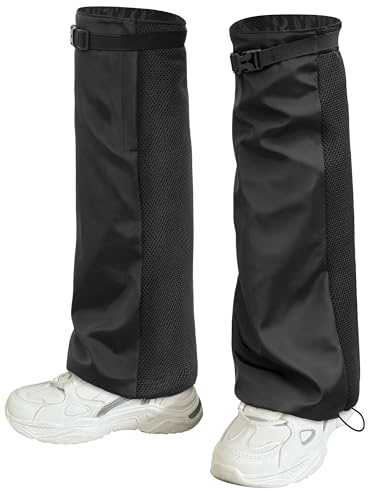 Tlswshsy 2Pcs Lawn Care Leg Gaiters, Breathable Leg Guard for Trimming, Adjustable Garden Trimming Leg Chaps for Men and Women Landscaping Farm Working Outdoor Hunting Hiking