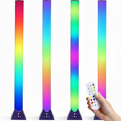Special Supplies Sensory Light Lava Lamp – 4.5 Foot Floor Standing Color Changing Nightlight with 16 LED Colors and Remote Control – Sensory Room Lighting for Kids and Adults