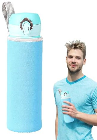 Funda para Botella de Agua de - Porta Botella con Funda aislada, Cubierta Protectora Resistente | Portabotellas para latas de Soda y Botellas de Cerveza, Accesorio de Viaje para SPO
