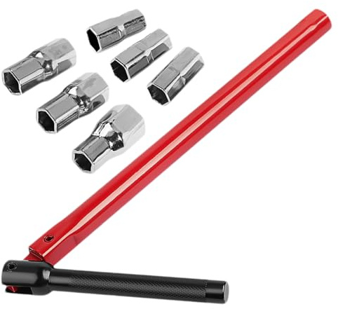 Lot de 7 clés à pipe pour lavabo - En de dureté étroite - Offre une performance durable, facile à gérer et empêche la déformation.
