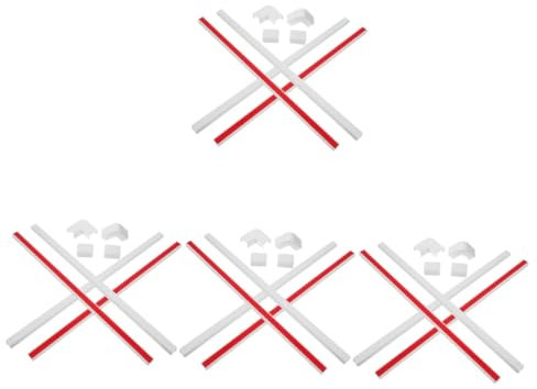 DIYEAH 4sets Cable Conduits Wall Wire Covers for Cords Cord Hider Wall Strips Easy to Install Cable Hider for Tv Computers Speakers