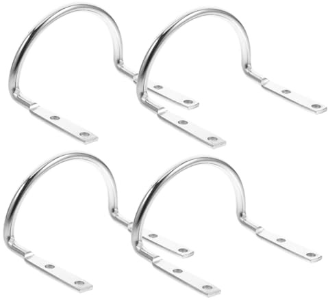 HEALSOPTHY Heavy Duty U-Shaped Hammer Holder Loop Hooks Wall Tool Storage Organizer for Garage Garden Outdoor with Stable Bracket Design