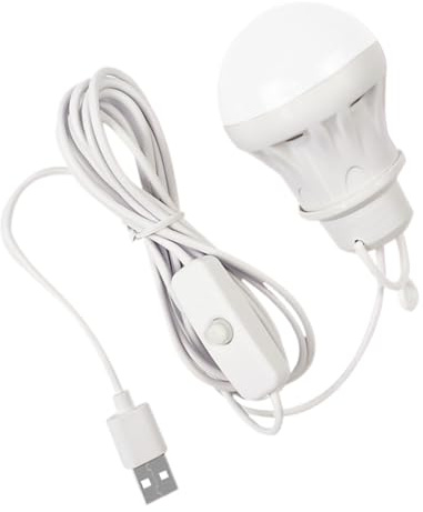 LED Camping Lamp - 5V Portable Bright White Light Tent Bulb Low Energy Consumption | Hanging Lighting for Garage, Truck, Boat, Fishing, Camping, Travel, Outdoor