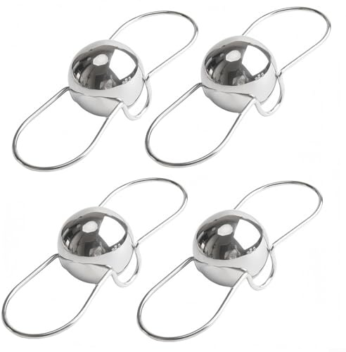 CNANRNANC Pietre refrigeranti in acciaio inox con supporto per caffè e whisky, per conservare il sapore delle bevande e le bevande fresche naturalmente senza diluizione dell'acqua (4 pezzi)