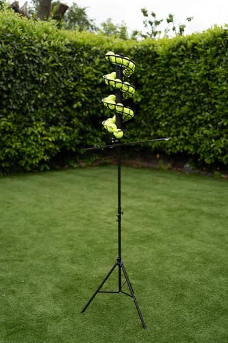 Feed Buddy Tennis Ace Drop Ball Machine. Tennis Ball Feeder, Lightweight Portable, Battery-Free. UK Company based in Yorkshire.
